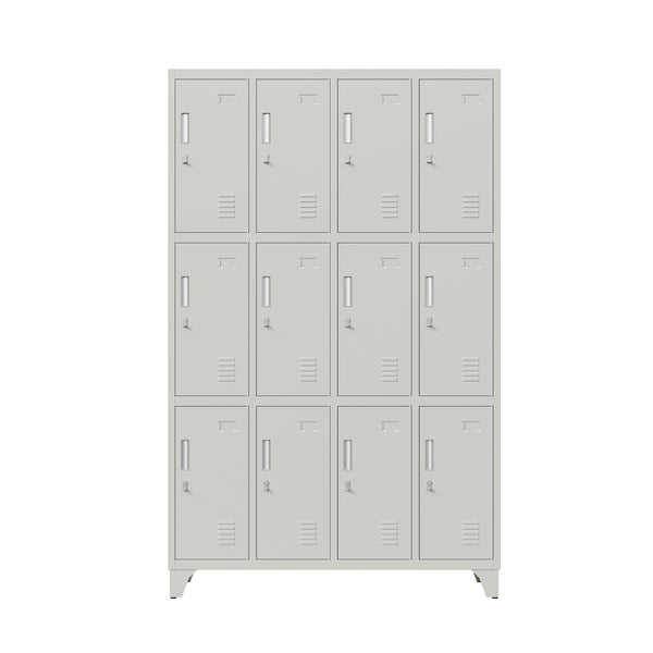 Locker metálico 4 cuerpos 12 puertas