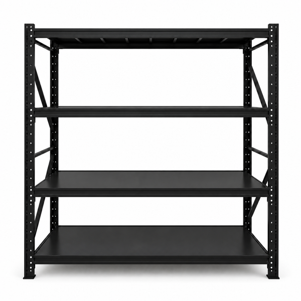 Estante Metálico 200x200x60cm 800kg Negro