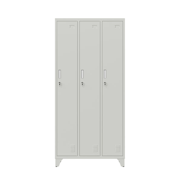 Locker metálico de 3 puertas