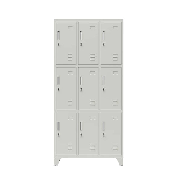 Locker metálico de 9 puertas
